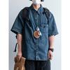 Summer New Chinese Style Vintage Denim Jacket For Men And Women, Loose Retro Button Washed Denim Top