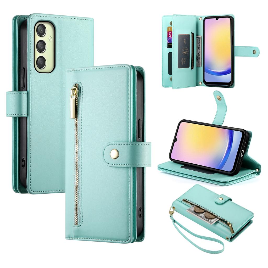 DF-011 Для Samsung Galaxy A25 5G (Глобальный) (161,0 х 76,5 х 8,3 мм) Кожаный чехол-сумка через плечо для телефона