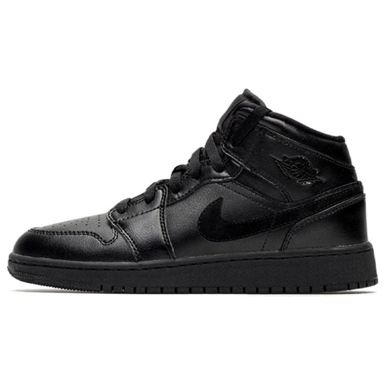 Jordan 1 Mid GS Глубокий черный 554725-090