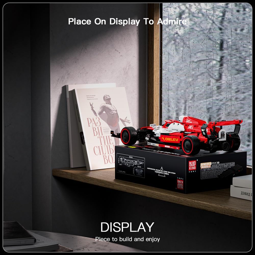 MOULD KING 13151 Technical F1 Arrow Super Racing Car Remote Control Building Bricks Blocks Kids RC Toys for Kids Gift