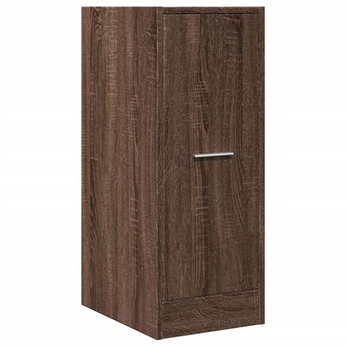 VidaXL Armoire apothicaire chêne marron 30x41x77,5cm bois d'ingénierie, coffre d'apothicaire, meuble d'apothicaire, coffre à 855157