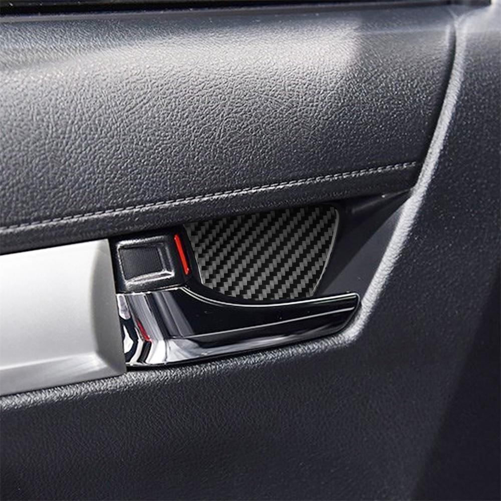 Inner Door Bowl Decorative Sticker Carbon Fiber for Toyota Hilux 2015-2021