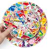 50 Kite Graffiti Stickers Personalized Cartoon Cute Children's Decorative Mobile Phone Case Water Cup Stationery Stickers