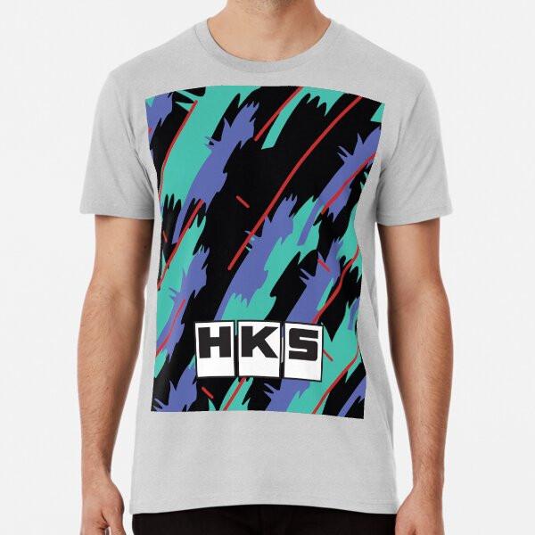 HKS Retro Pattern S to 5XL Made in the AU/USA T-Shirt