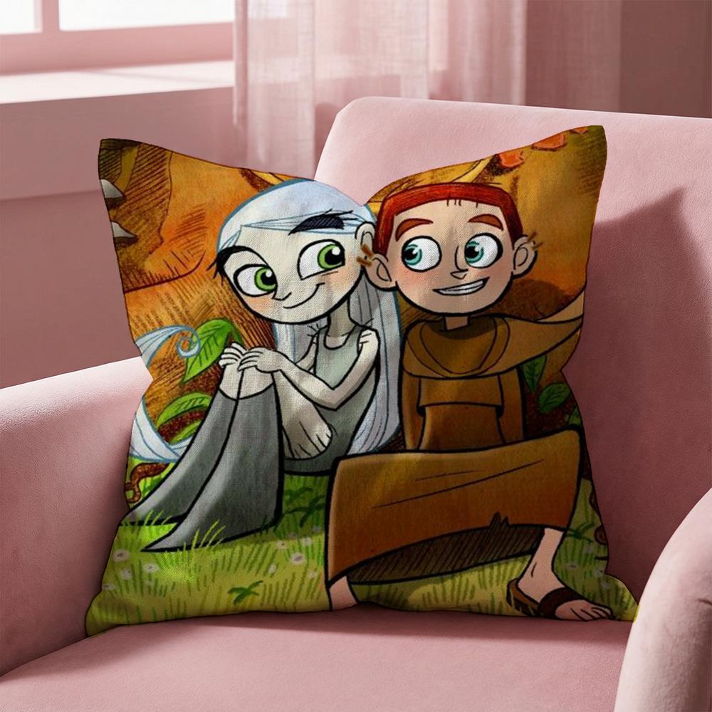 Подушка-чехол S-Secret of Kells для разных помещений - Дома и в машине - Двусторонняя, Мягкая и Прочная для Ежедневного Использования