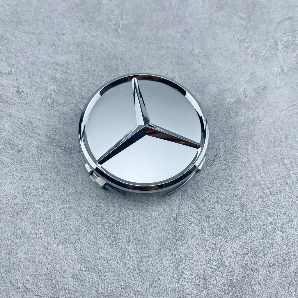 AABGS1 4pcs-AAA-75mm Glossy Black Car Wheel Center Logo Hub Cap For Mercedes Benz AMG W211 W205 W213 W203 C218 A207 CLA CLS E Class