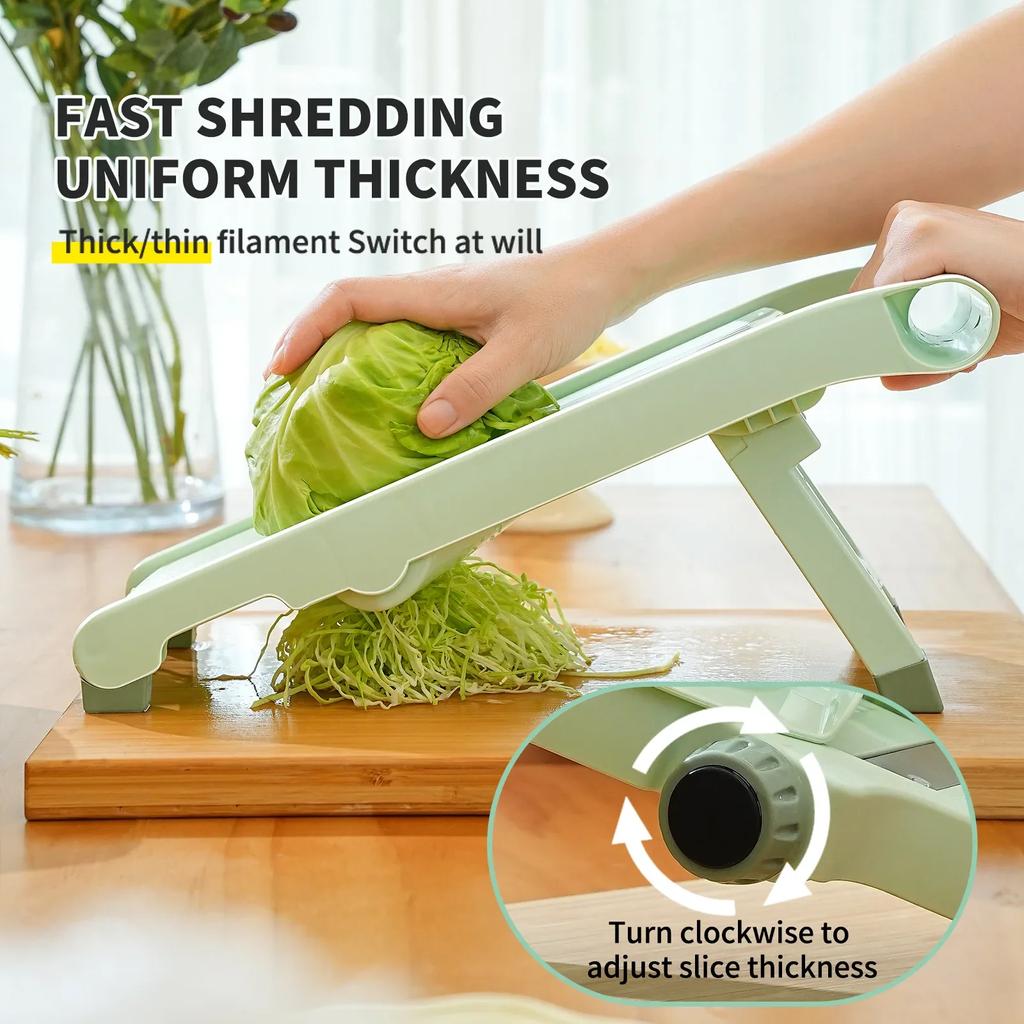 Multifunctional Vegetable Cutter Onion Chopper Manual Safe Not Hurting Your Hands Food Shreds Grater Kitchen Vegetable Slicer