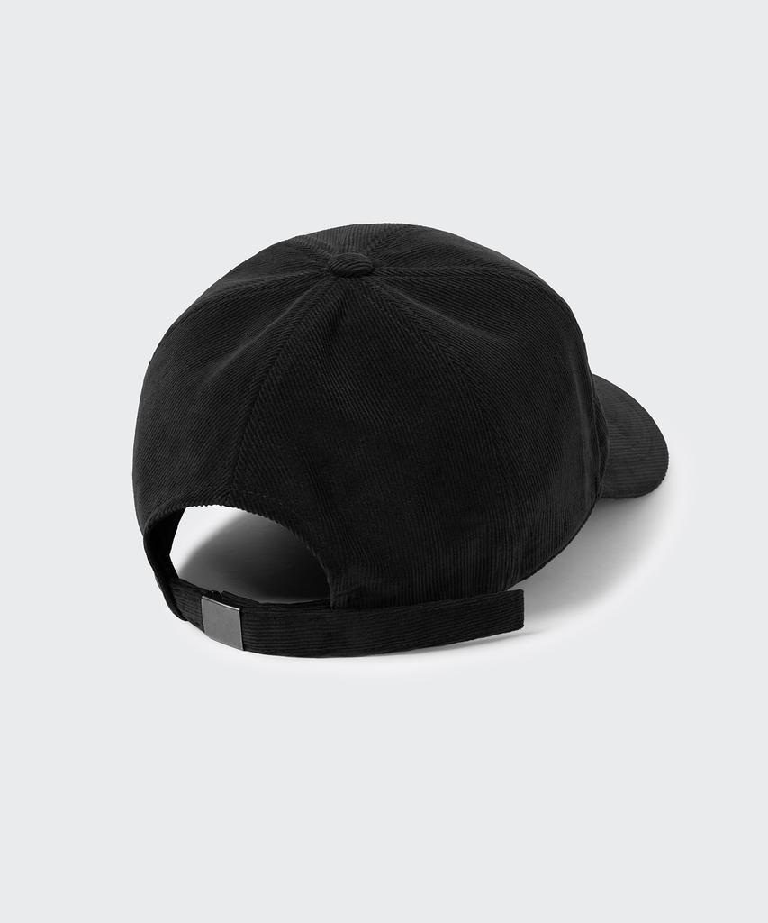 MUSINSA STANDARD 16W Corduroy Oversized Ball Cap [Black]