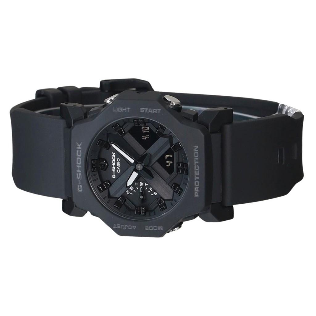 Casio G-Shock аналоговые цифровые черные смоляные кварцевые часы с черным циферблатом GA-2300-1A 200M мужские часы