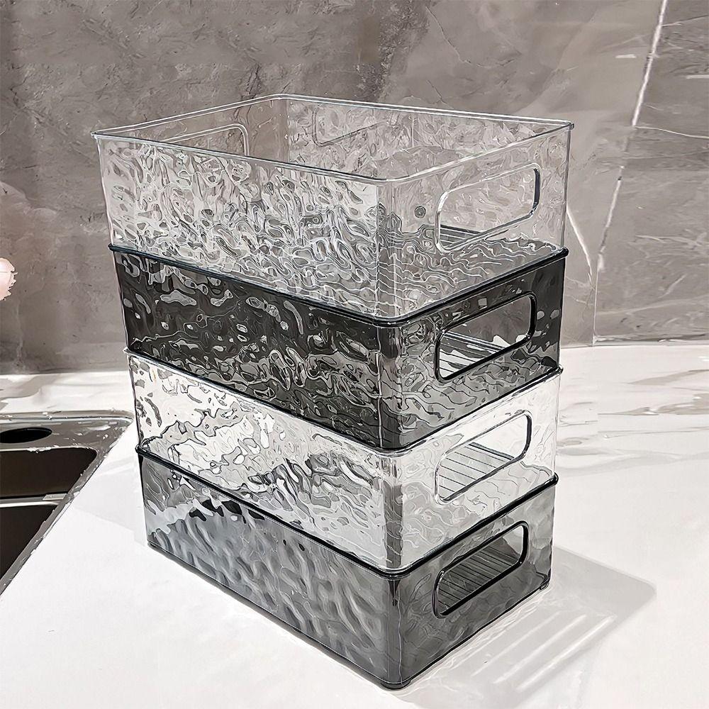 Stackable Cosmetic Storage Box Large Capacity Snack Sundries Organizer  Home Office