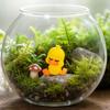 Маленькие желтые уточки, напечатанные на 3D-принтере, Милые фигурки желтых уточек для украшения рабочего стола, Уточки для микро-ландшафта, Забавные идеи подарков