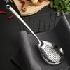 Stainless Steel Strainer Spoon Kitchen Colander Spoon Filter Sieve Food Scoop Perforated Colander With Skimmer KTY