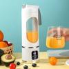 Electric Juicer Mini Portable Wireless Fruit Blender Multifunctional Blender Fresh Juice Processing Machine 8 Blade LED Display