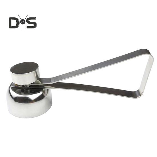 Пищевой резак для яичной скорлупы с двойной головкой, практичные металлические ножницы для яиц, нож для яиц, открывалка для скорлупы