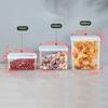 1 шт. Кухонная прозрачная коробка для хранения специй с откидной крышкой, герметичная коробка, органайзер для перца, контейнер для хранения, бытовой диспенсер