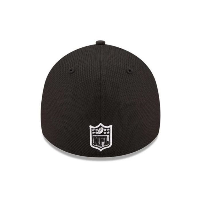 Casquette NFL - NEW ERA - Kensas City Chiefs - Hex Tech 39Thirty - Noir - XS/S