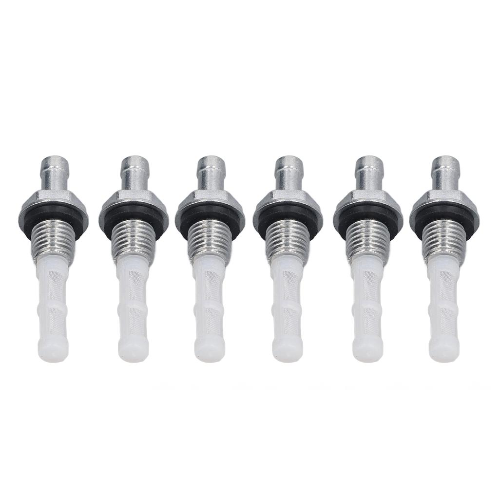 6Pcs Gas Tank Joint Filter Aluminum Alloy Oil Tank Joint Filter Replacement for Gx120 Gx160 Gx200