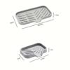 Silicone Faucet Pad Sink Tray Soap Sponge Storage Rack Soap Tray Kitchen Storage Rack Sponge Drainage Pad Soap Dispenser Kitchen