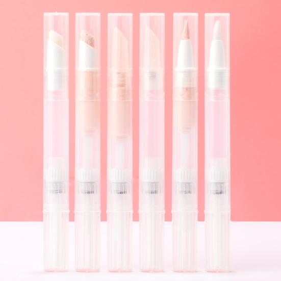 Ручка-дозатор 2 мл/5 мл Прозрачная Хорошая герметизация Гигиеничная Удобная для переноски Износостойкая ПП-материал Жидкая тональная основа Вращающаяся ручка для переупаковки