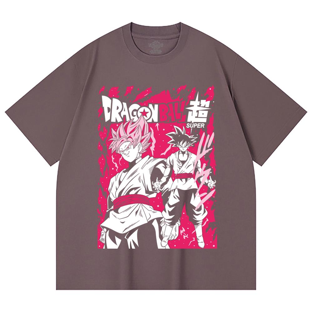 230 Gsm 100% Cotton Dragon Ball V63 Print Unisex Heavy Cotton T Shirt