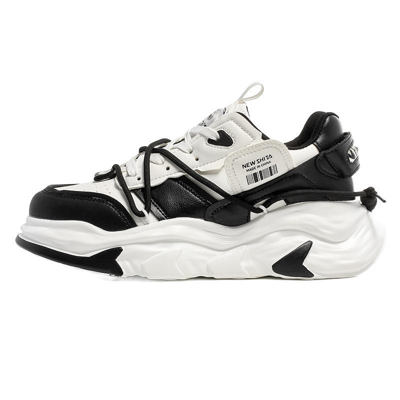 Guochao niche little white shoes women's versatile casual sports shoes popular bread shoes platform student board shoes men's advanced sense