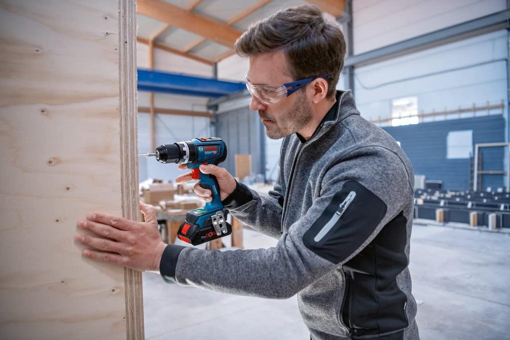 Bosch Professional 18 В беспроводной вибродрайвер 2 кейса для переноски (5.0 Ач штук, зарядное устройство в комплекте) ГСБ18В-90С