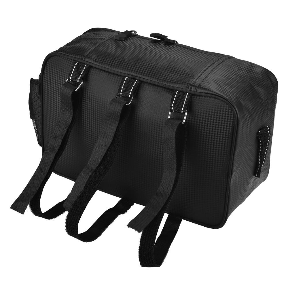 31*20*15cm Bicycle Rear Bag PU Bike Rack Bag Durable Bike Cargo Bag Outdoor Travel