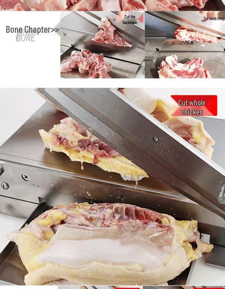 Ручная многофункциональная мясорезка и косторезка из нержавеющей стали для баранины, курицы и утки