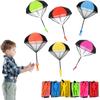 DFsucces Mini Parachute Hand Throwing Toy Hand Throwing Parachute Outdoor Play Flying Toy Popular 's Day Gift (Set of 6)