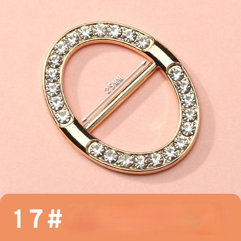 Элегантная футболка круглой формы, зажимы для футболок, пряжки для шарфа, зажим для футболки, кольцо для одежды, угловые завязанные пряжки, внутренний диаметр 29-35 мм