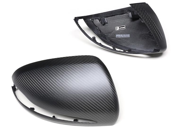 Накладка на зеркало заднего вида из сухого углеволокна для автомобилей с левым рулем Mercedes-Benz B, C, E, S, GLC, GLA, CLA, CLS, W205