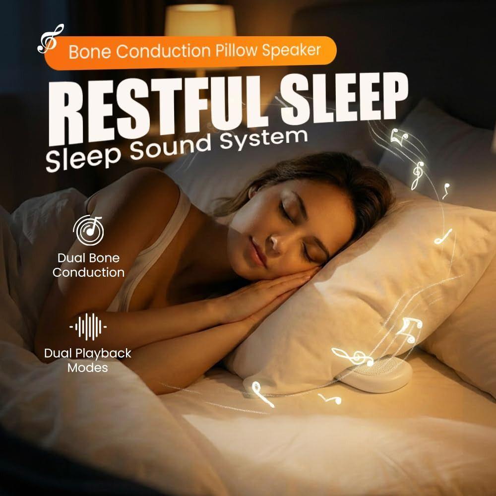 Noise Reduction Under Pillow Speakers Timed Shutdown Sleep Pillow Speaker  for Home Travel