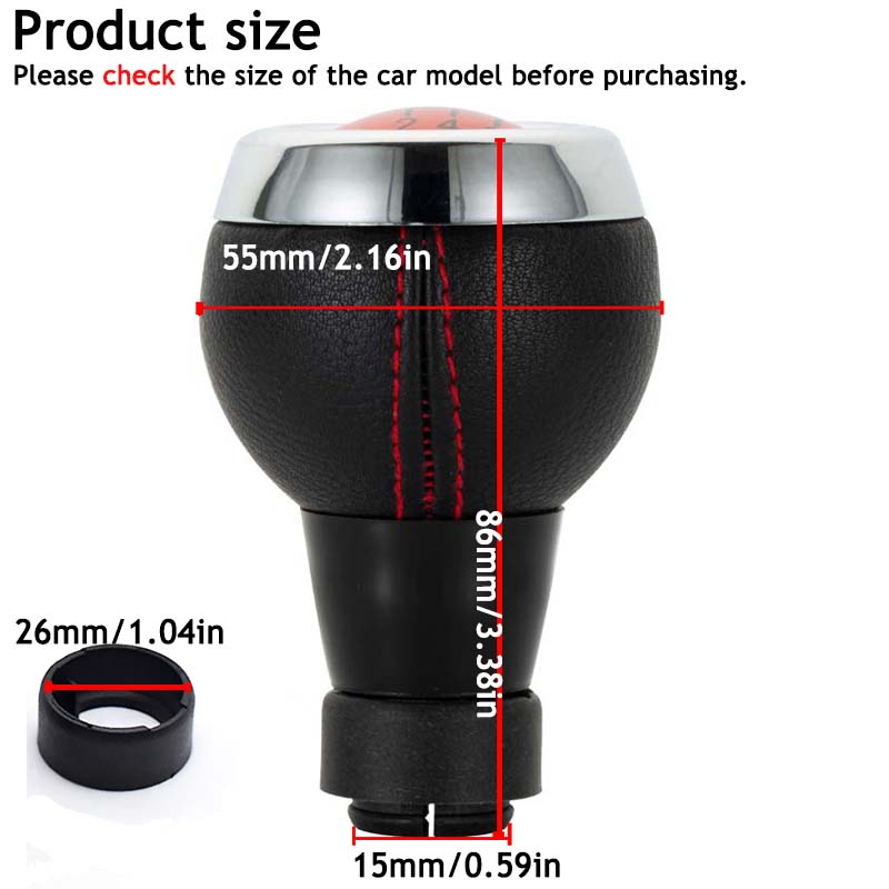 Для Mini Cooper S ONE R55 R56 R57 R58 R59 F55 F56 F54 F57 COUNTRYMAN R60 R61 Автомобильная ручка переключения передач Рычаг Ручка переключения передач Кожаная головка