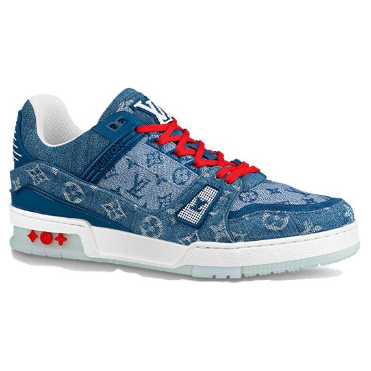 Louis Vuitton Кроссовки 'China Exclusive Denim Blue Red' 1A8TSK