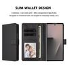 For Samsung Galaxy Z Fold7 5G Leather Case Wallet Stand Phone Cover with Wrist Strap
