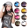 1pair Unisex Fingerless Leather Gloves Nightclub Stage Performances Glove Stylish Handwear