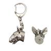 Bull Terrier, Bully I - Silver-plated Key Ring with a Dog In a Gift Box, Handbag Decoration, Backpack Pendant by Brand