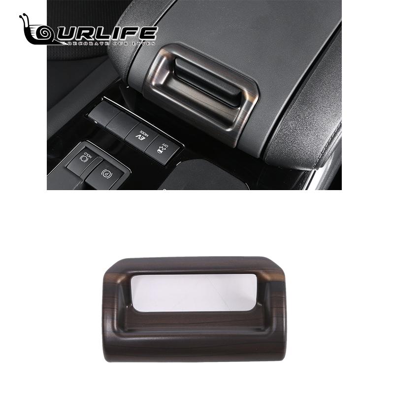 Для Toyota Highlander Kluger XU70 2022 2023 автомобиля цвета красного дерева, украшения интерьера, наклейки из АБС-пластика