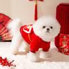 Chinese New Year Dog Clothes New Year's Lucky Satchel Can Pull Teddy Than Bear Cat Two Feet New Year's Greeting Pet Fleece