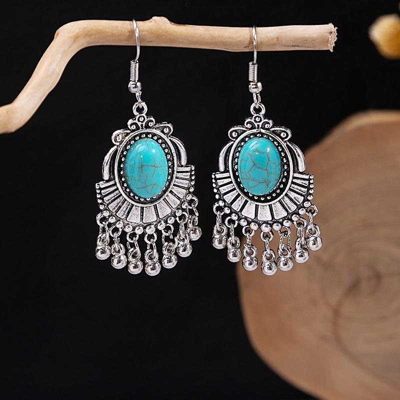 Bohemian Tassel Earrings Retro Ethnic Style Earrings Personalized Temperament Earrings