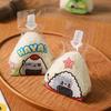 50Pcs Cartoon Triangle Rice Ball Packaging Bag Stickers Seaweed Gift Bag Sushi Bag Japanese Cuisine Making Bento Accessories