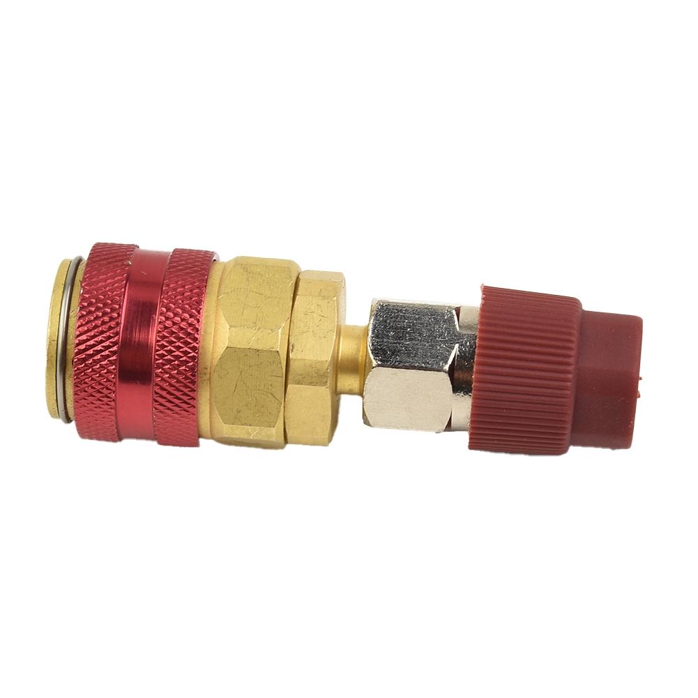 Quick Coupler Adapters for High Side Extension In Car Air Conditioning