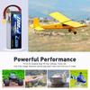 2 шт. Zeee 4S LiPo Аккумулятор для FPV Дрона 14,8 В 3300 мАч 50C Мягкий корпус с разъемом XT60 для RC Машины RC Вертолета Грузовика RC Модели Запчасти