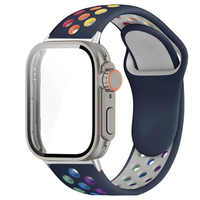 Чехол+Силиконовый ремешок для Huawei Watch Fit 3 Замена на ультра 49 мм Защитное стекло с экраном для Huawei fit 3 Ремешок