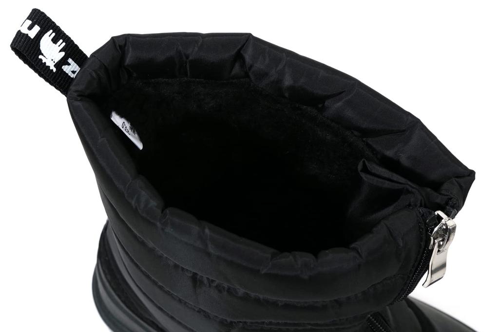 Женские зимние ботинки Mozu Bean Down, с внутренним мехом (boa), на молнии посередине, цвет черный, размер 25 см