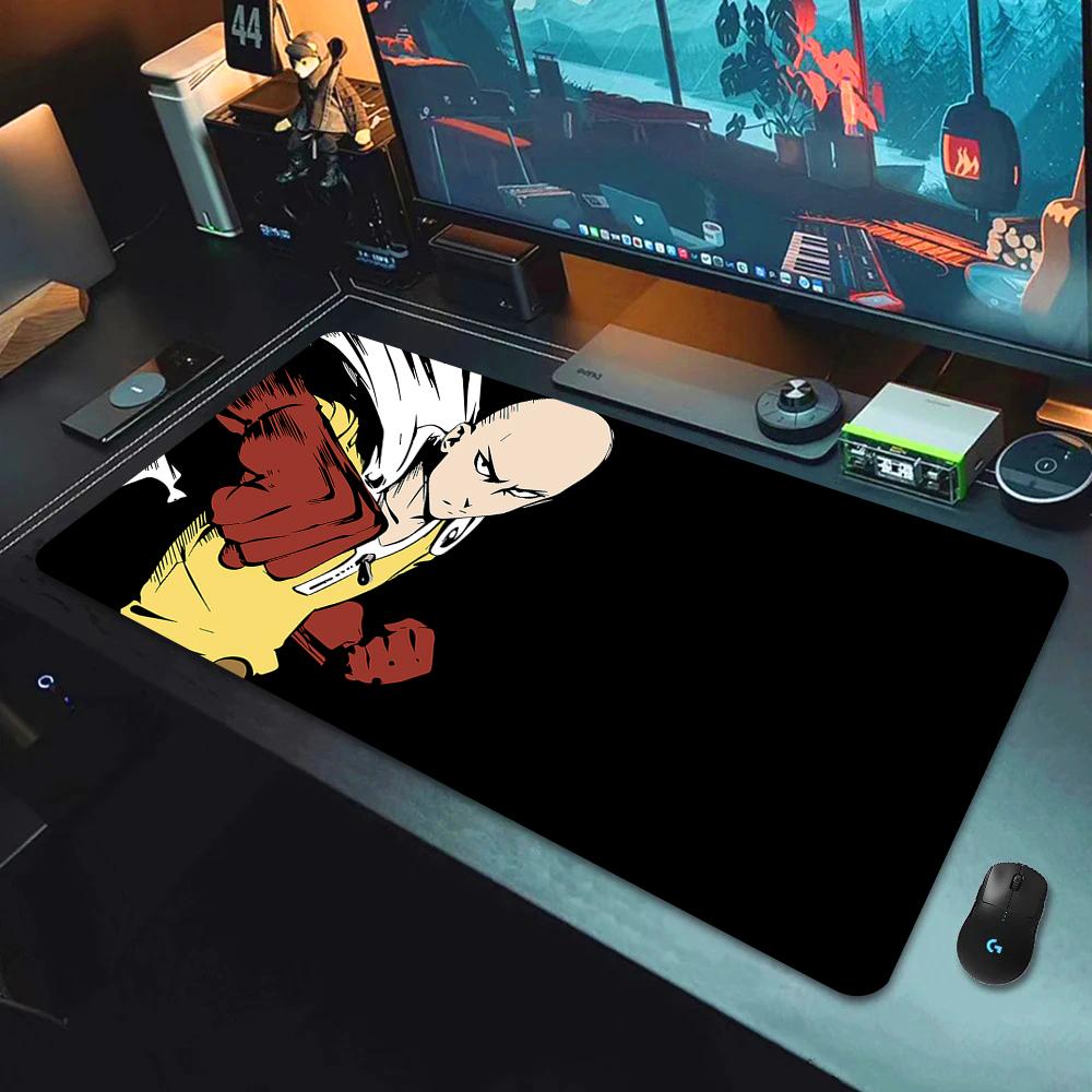 Anime ONE PUNCH-MAN Player Speed Mouse Pad Kawaii Gaming Accessories Xxl Varmilo Keyboard Gamer Computer Desk Mat Large Mousepad