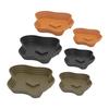 Reptiles Animal Feeding Plate Durable ABS Construction Shallow Water Dish For Turtles Lizards