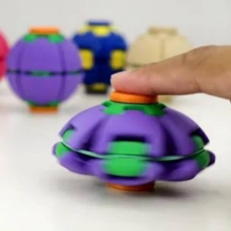 Новая креативная игрушка-пазл для снятия стресса - Нажми, чтобы трансформировать и вращать гироскоп-фиджет - Сенсорный novelty подарок для снятия тревожности