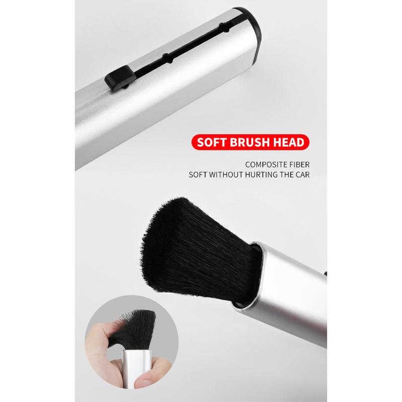 Щетка для чистки салона автомобиля Телескопическая Маленькая Мягкая Щетка Аксессуары Для Ford Mustang 2005 2006 2007 2008 2009 2016 2017 GT Гитара Пикгард Элеонор