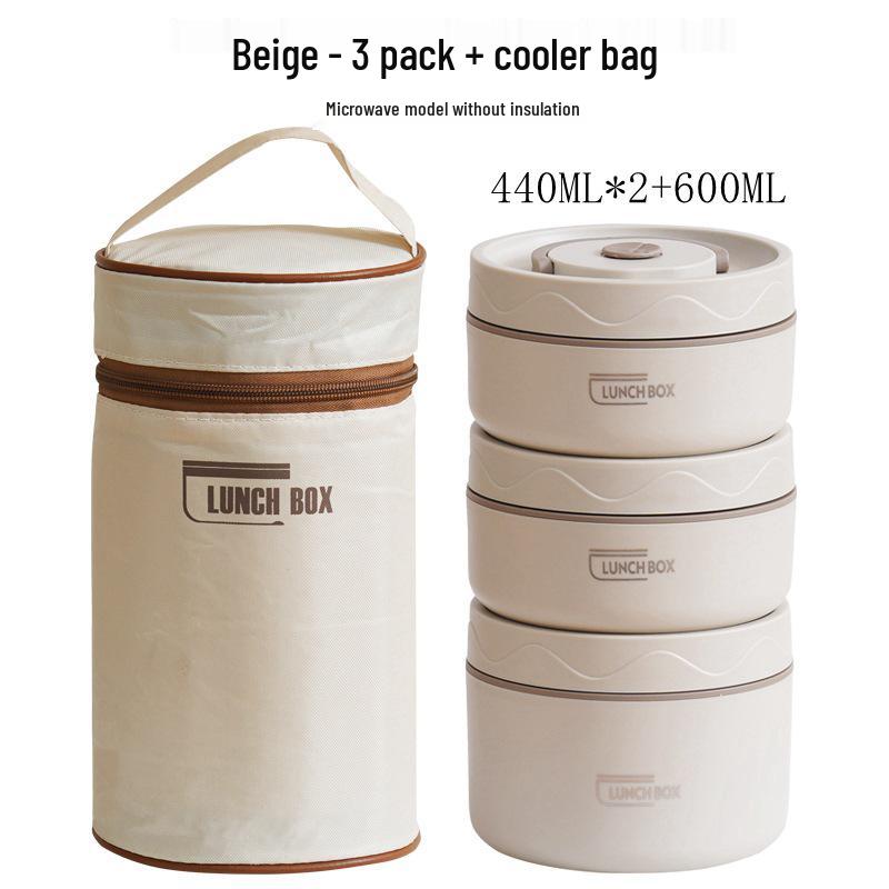 316L Stainless Steel Insulated Bento Lunch Box - Microwaveable & Portable for Office Workers & Students